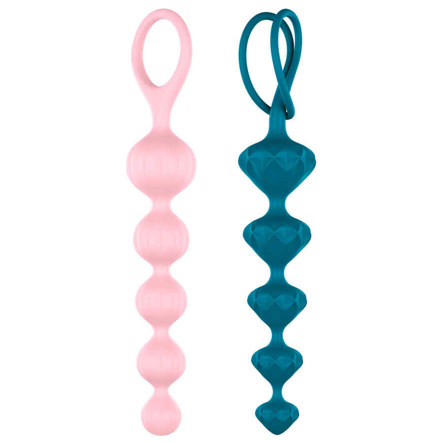 Náhled produktu Anální korále různé tvary Satisfyer Beads, 2 ks, barevné