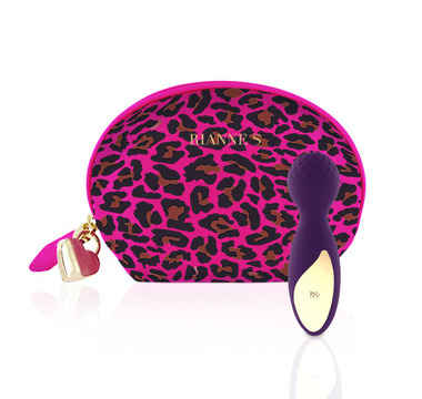 Náhled produktu Rianne S - Essentials - Lovely Leopard mini masážní hlavice, fialová
