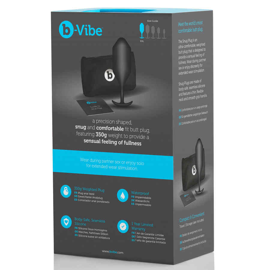 Náhled produktu Anální kolík B-Vibe Snug Plug 5, černá