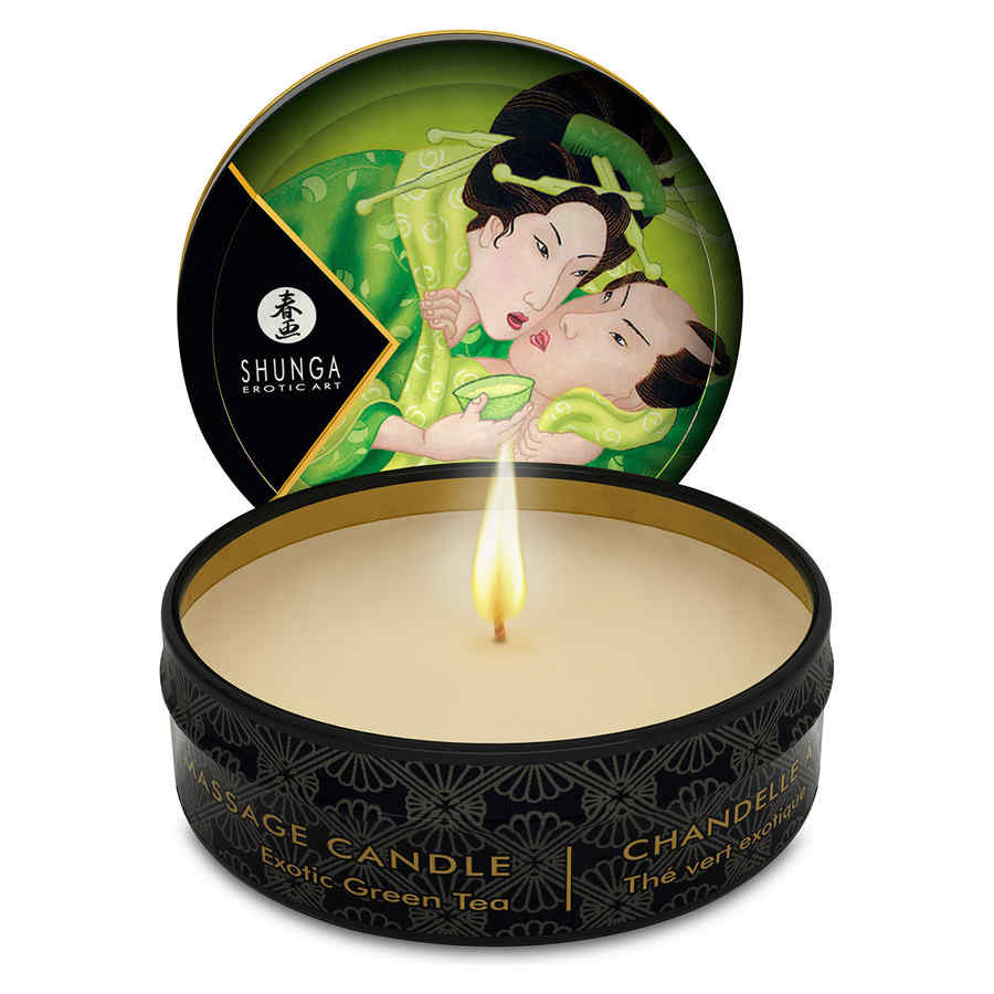 Hlavní náhled produktu Shunga - Zenitude masážní svíčka 30 ml, zelený čaj