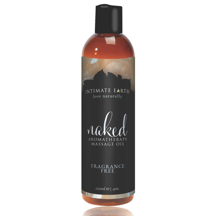 Náhled produktu Masážní olej Intimate Earth Naked, 120 ml, bez parfemace