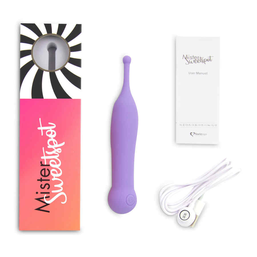 Hlavní náhled produktu Feelztoys - Mister Sweetspot - vibrátor na klitoris, fialová