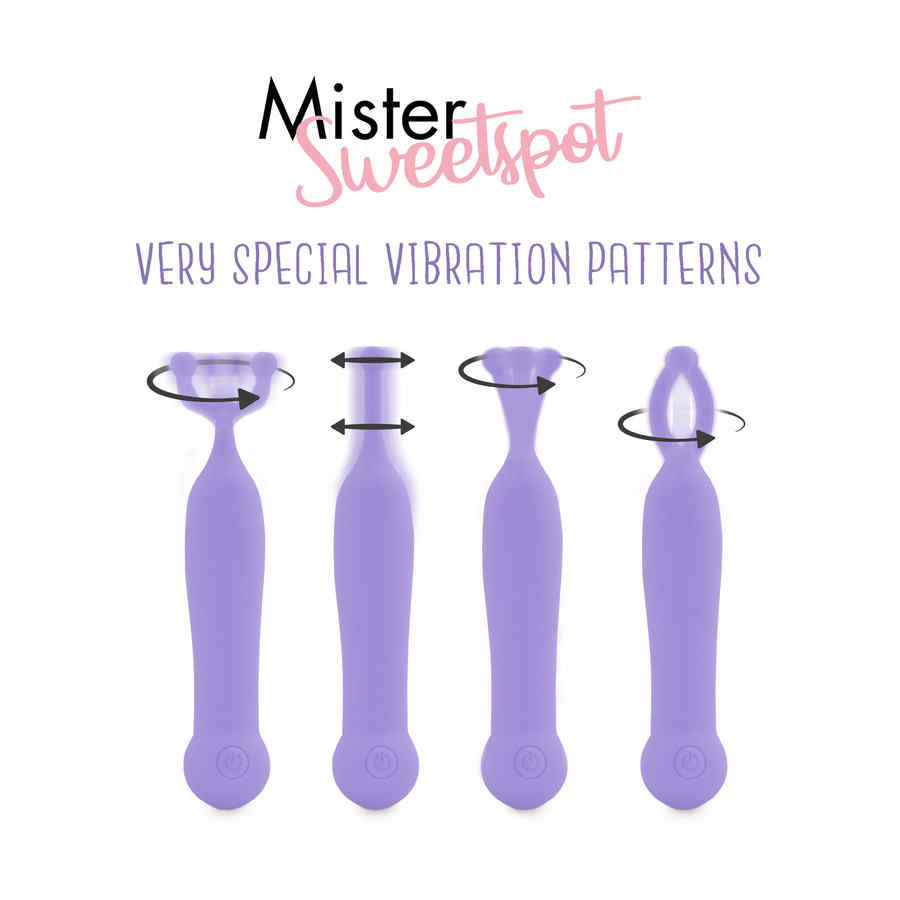 Náhled produktu Vibrátor na klitoris Feelztoys Mister Sweetspot, fialová