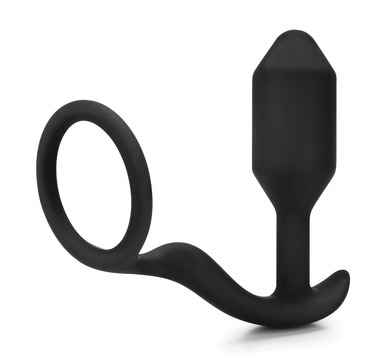 Náhled produktu B-Vibe - Snug & Tug - anální kolík se škrtícím kroužkem, černá
