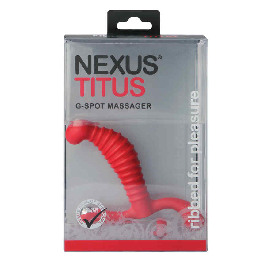 Náhled produktu Vroubkovaný stimulátor prostaty Nexus Titus, fialová