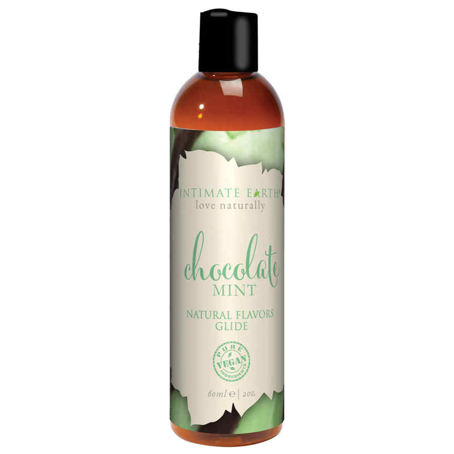 Náhled produktu Organický lubrikační gel s příchutí Intimate Earth Natural Flavors, čokoláda a máta, 60 ml