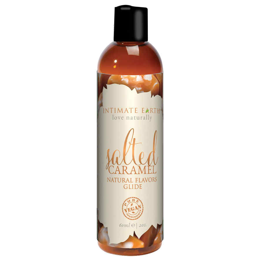 Náhled produktu Organický lubrikační gel s příchutí Intimate Earth Natural Flavors, slaný karamel, 60 ml