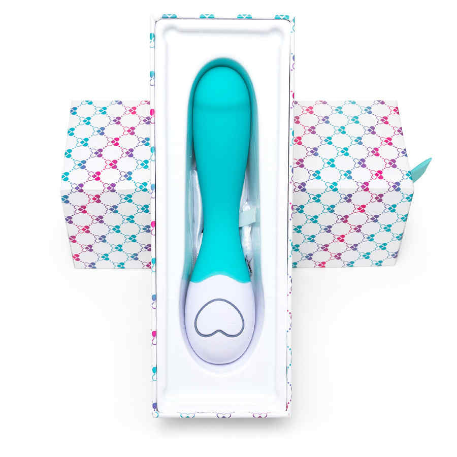 Náhled produktu Vibrátor na bod G Lovelife by OhMiBod Cuddle, tyrkysová