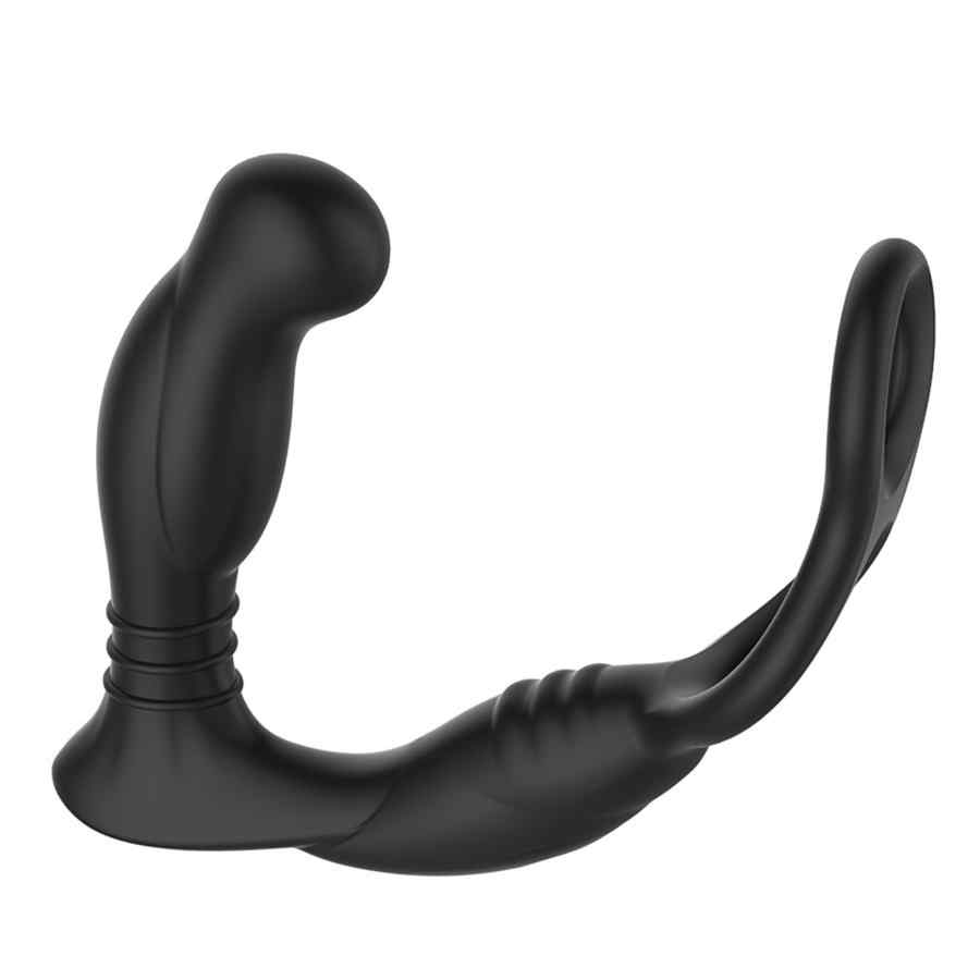 Náhled produktu Nexus - Simul8 - anální vibrátor s škrtícími kroužky pro penis a varlata