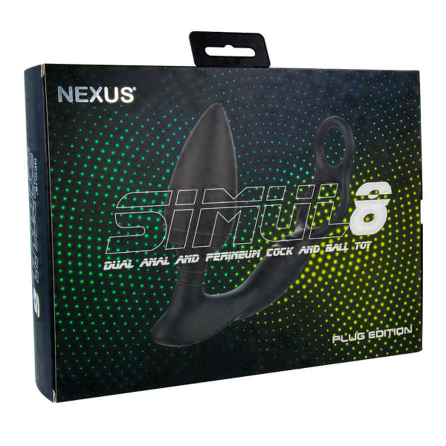 Náhled produktu Vibrační anální kolík s erekčními kroužky Nexus Simul8, černá