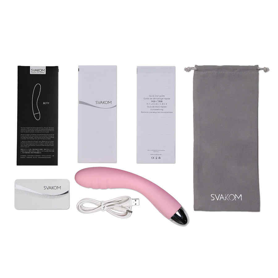 Náhled produktu Vibrátor pro stimulaci bodu G Svakom Betty, růžová