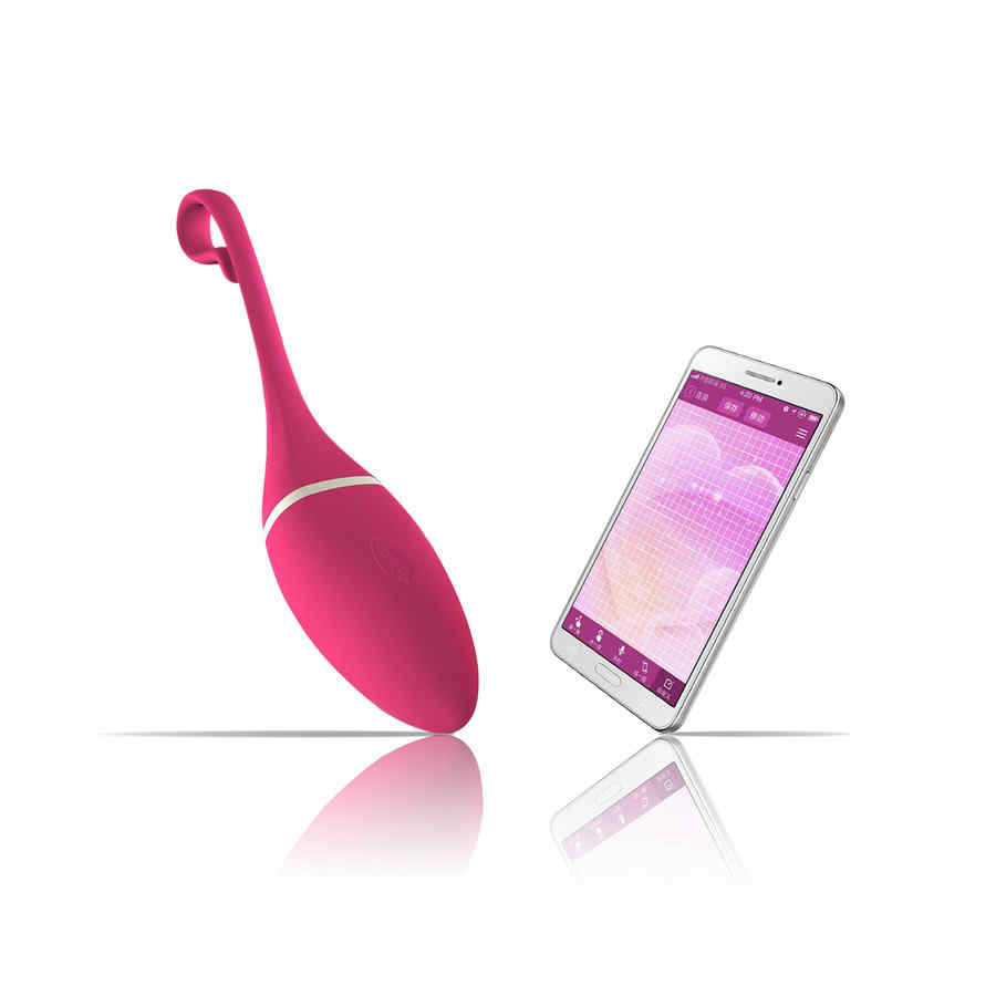 Hlavní náhled produktu Realov - Irena I - chytré vibrační vajíčko na dálkové ovládání přes telefon, růžová