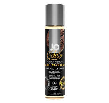 Náhled produktu Vodní lubrikační gel s příchutí System JO Gelato, 30 ml, Double Chocolate