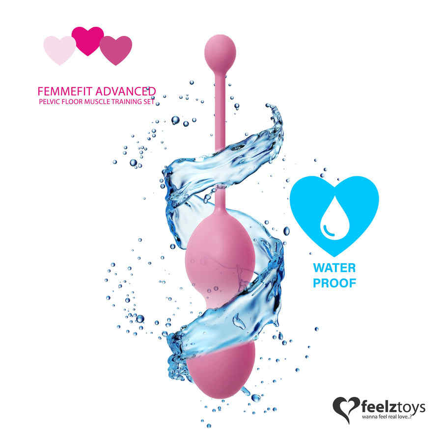 Náhled produktu Sada venušiných kuliček FeelzToys FemmeFit Advanced, 3 ks