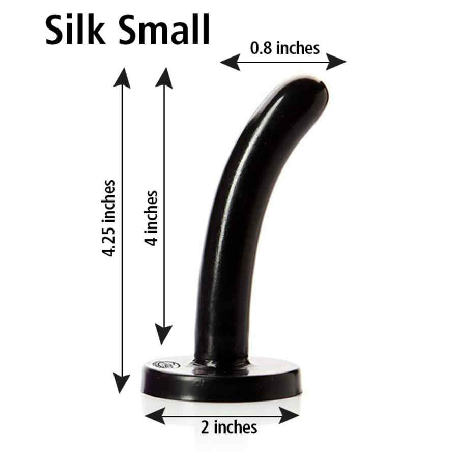 Náhled produktu Připínací dildo Tantus Silk, vel. S, černá