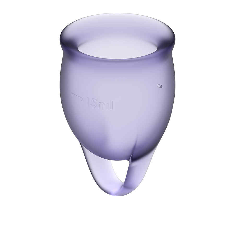 Náhled produktu Menstruační kalíšek Satisfyer Feel Confident, 2 ks, fialová