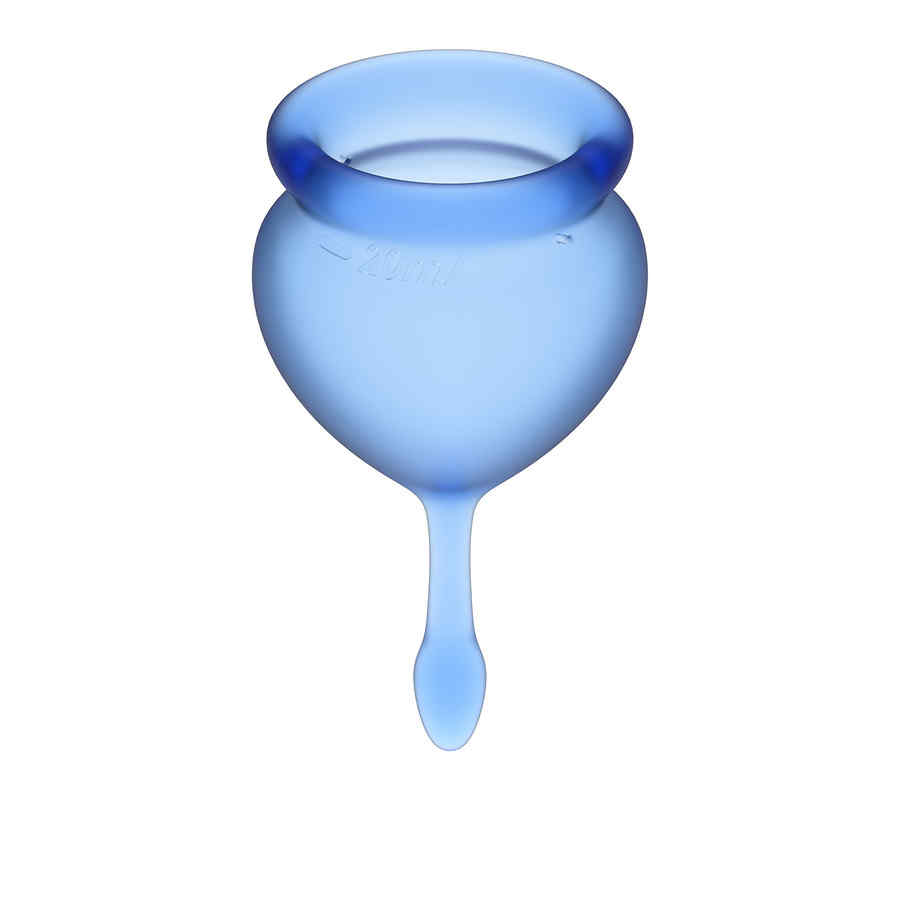 Hlavní náhled produktu Satisfyer - Feel Good - menstruační kalíšek, 2 kusy, modrá