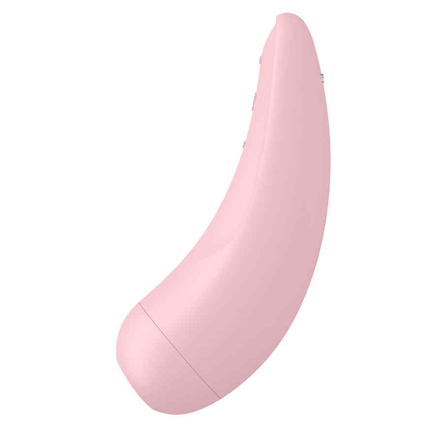 Náhled produktu Stimulátor klitorisu s mobilní aplikací Satisfyer Curvy 2+, růžová