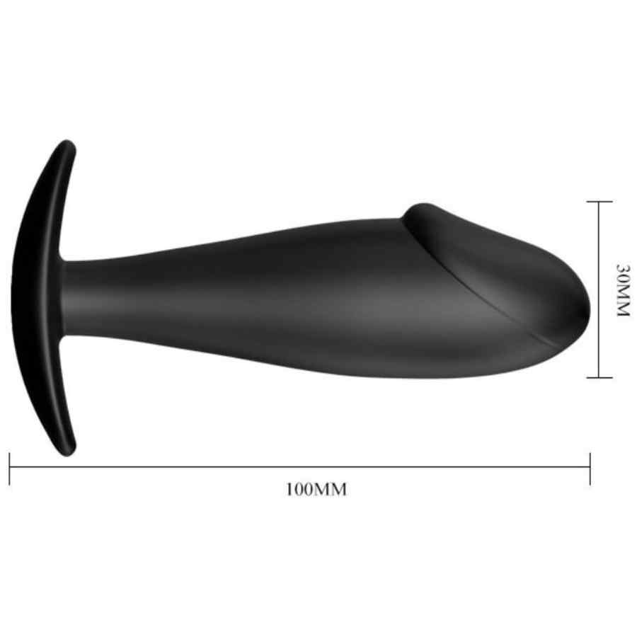 Náhled produktu Anální kolík s designem penisu Pretty Love, černá