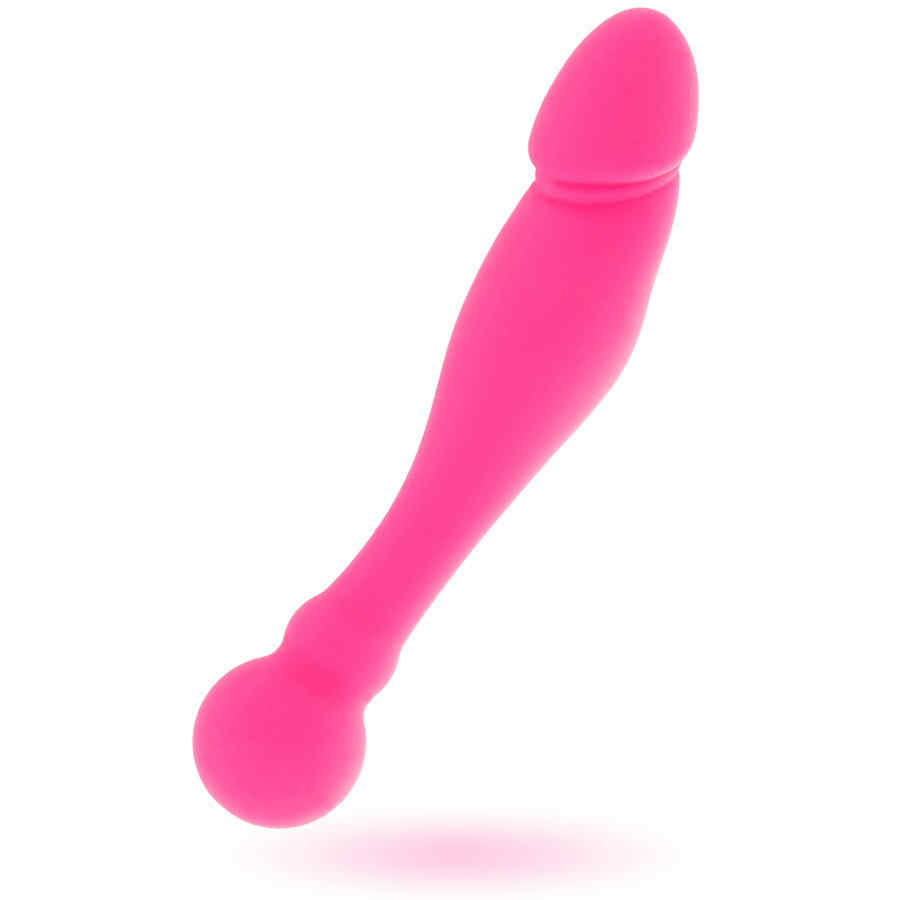 Náhled produktu Oboustranné silikonové dildo Intense Rick, růžová