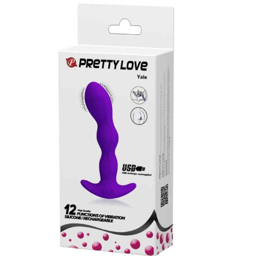 Náhled produktu Anální virátor na prostatu a bod G Pretty Love, fialová