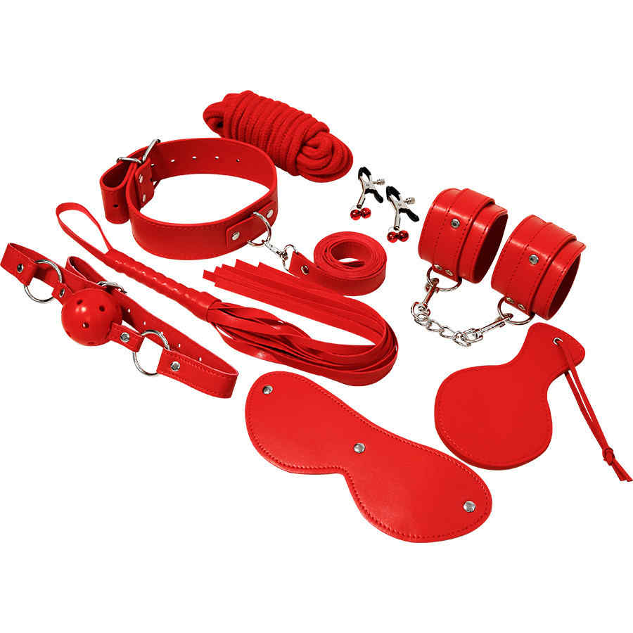 Náhled produktu Sada pro BDSM Experience BDSM Fetish kit, červená