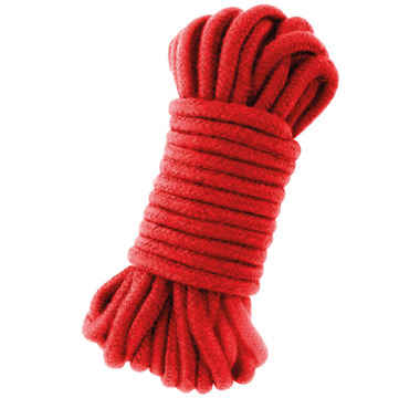 Náhled produktu Bavlněné lano na Bondage Darkness Kinbaku, červená, 10 m