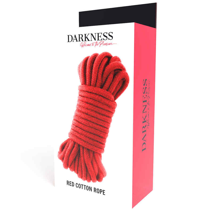 Náhled produktu Darkness - Kinbaku - červené bavlněné lano, 10 m