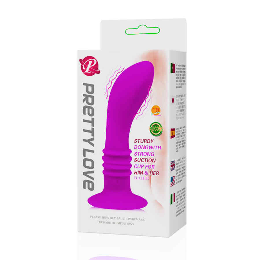 Náhled produktu Vibrátor s přísavkou Pretty Love Booty Passion Vibrator Plug, růžová