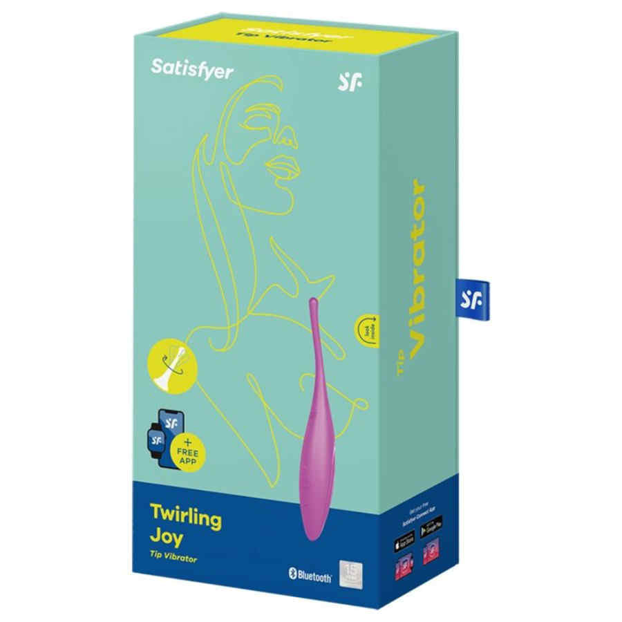 Náhled produktu Vibrátor na klitoris a jiné erotogenní zóny Satisfyer Twirling Joy, fialová