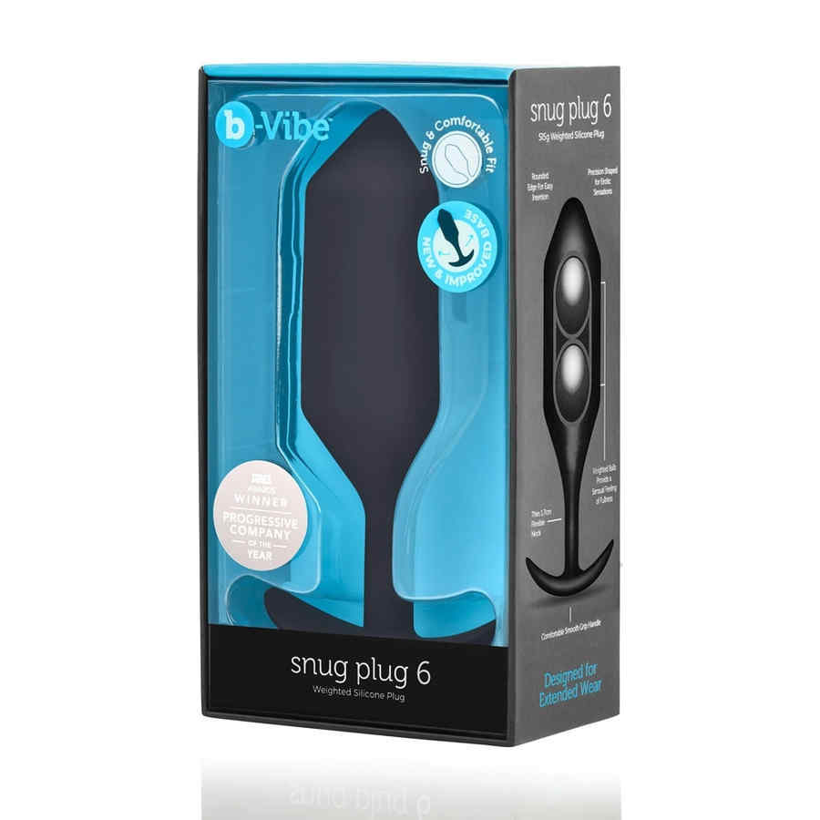 Náhled produktu B-Vibe - Snug Plug 6 - anální kolík, černá