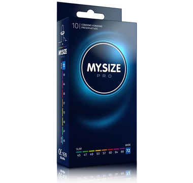 Náhled produktu MY.SIZE - 72 mm, 10 ks - nadrozměrné kondomy
