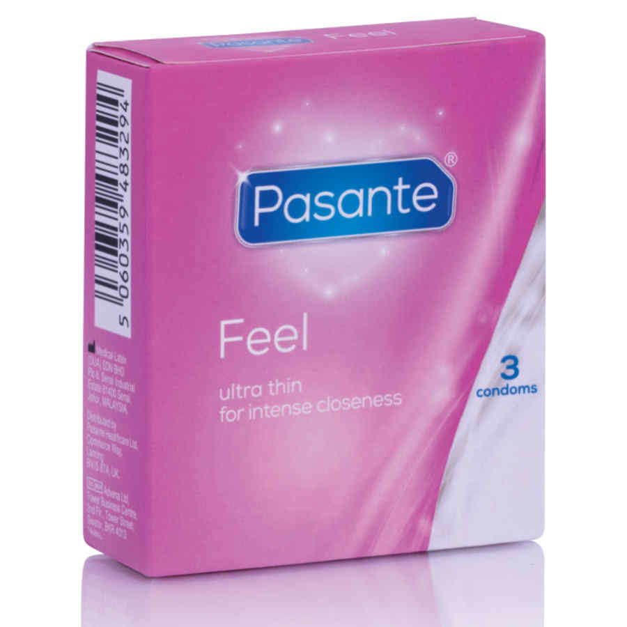 Náhled produktu Pasante - Feel - ultra tenké kondomy, 3 ks