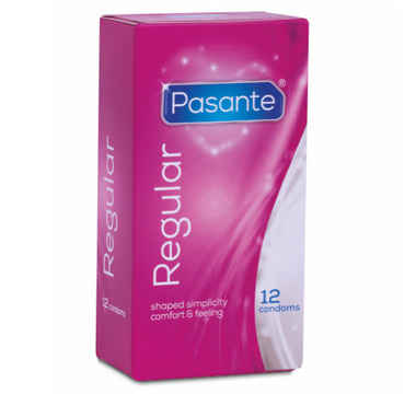 Náhled produktu Tvarované kondomy Pasante Regular, 12 ks