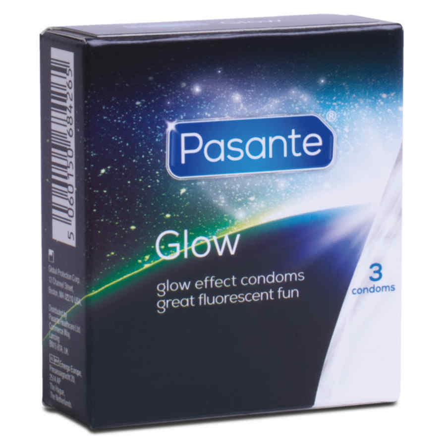 Náhled produktu Svítící kondomy, Pasante Glow, 3 ks