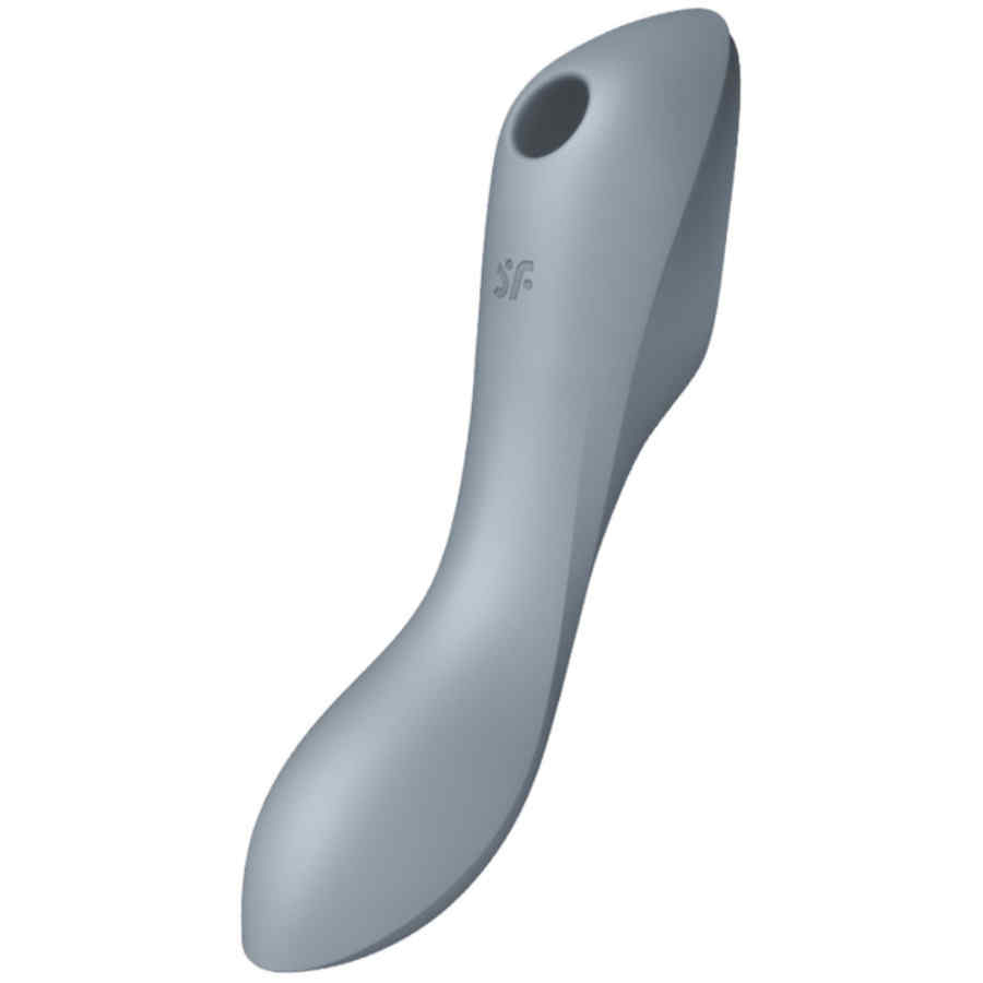 Náhled produktu Multifunkční vibrátor se vzduchovými impulsy Satisfyer Curvy Trinity 3, šedá