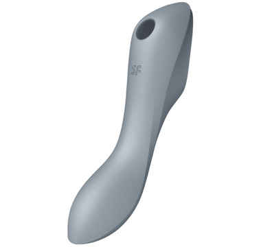 Náhled produktu Multifunkční vibrátor se vzduchovými impulsy Satisfyer Curvy Trinity 3, šedá