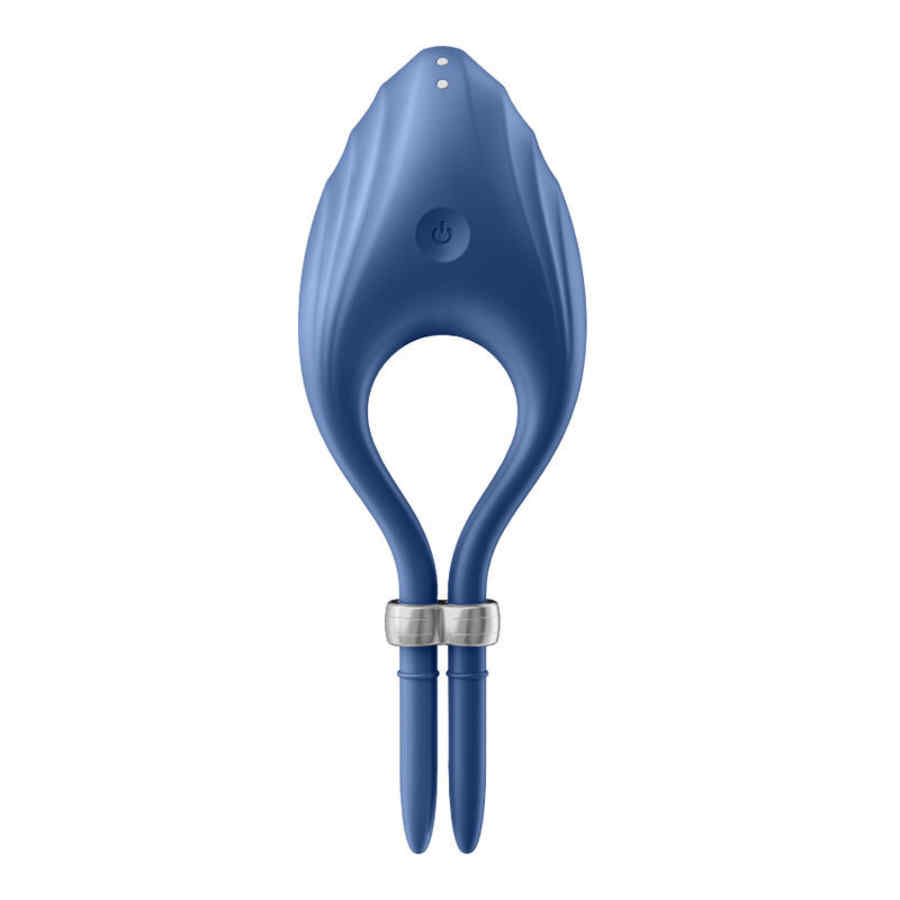Náhled produktu Utahovací vibrační erekční kroužek Satisfyer Duelist, modrá