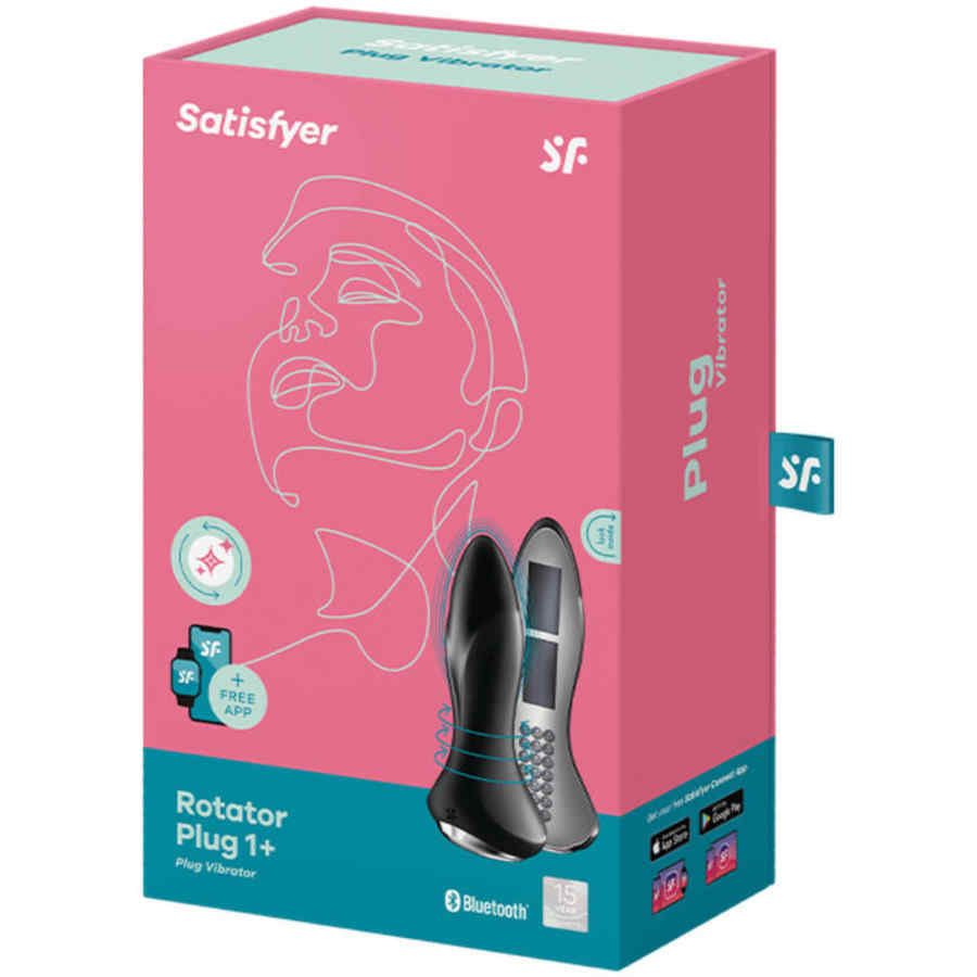 Náhled produktu Rotační anální kolík Satisfyer Rotator 1+, černá