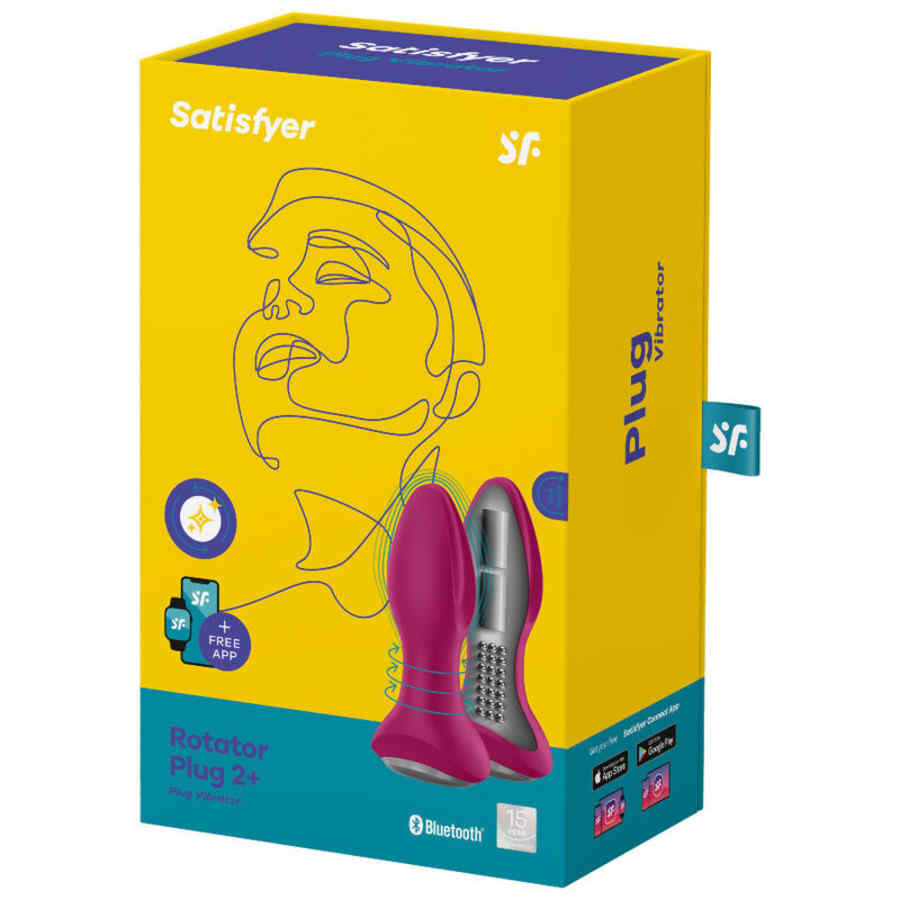 Náhled produktu Rotační anální kolík Satisfyer Rotator 2+, červená