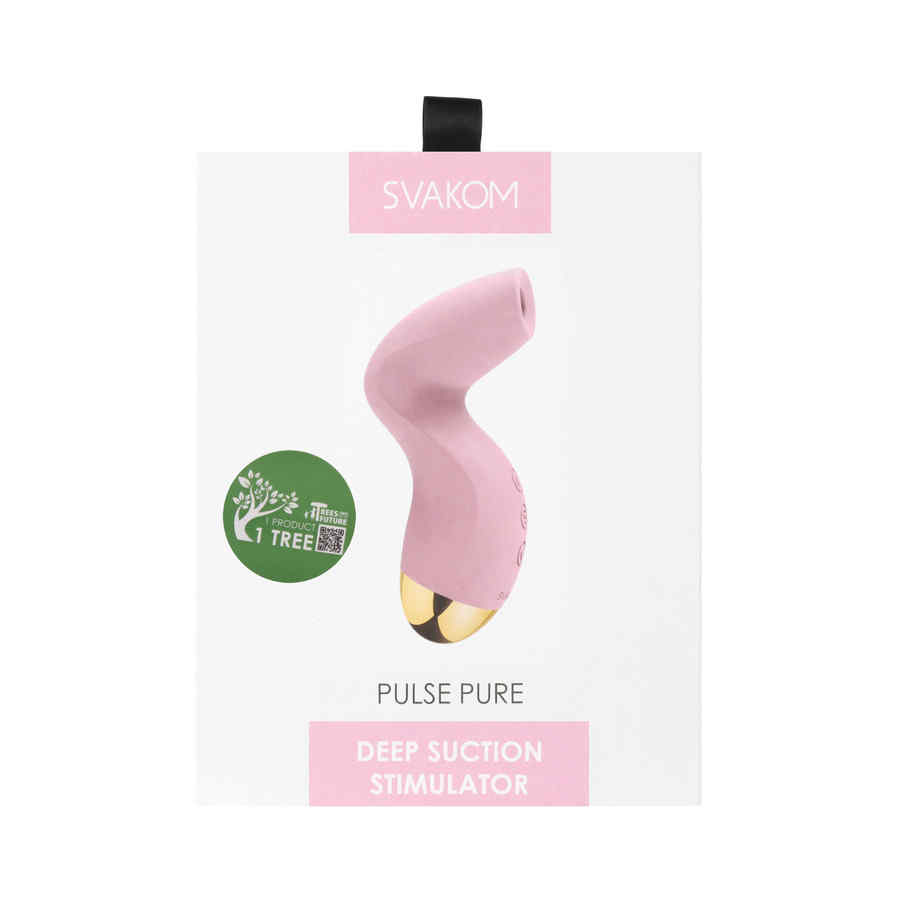 Náhled produktu Podtlakový stimulátor klitorisu Svakom Pulse Pure, růžová