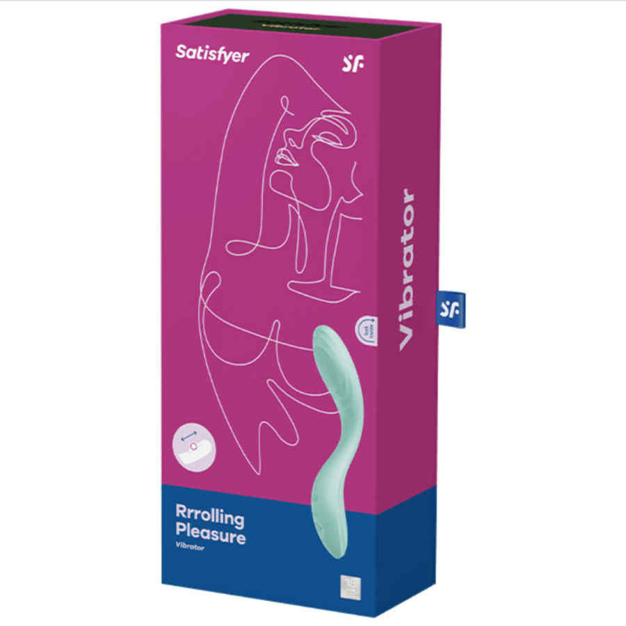 Náhled produktu Vibrátor s rotující kuličkou Satisfyer Rrrolling Pleasure, zelená