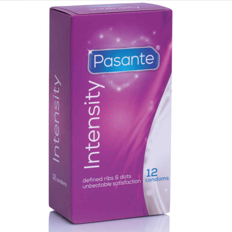 Náhled produktu Vroubkované kondomy Pasante Intensity, 12 ks
