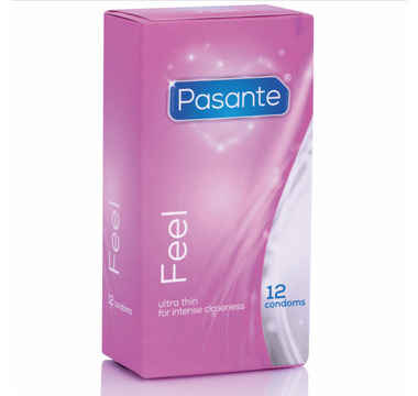 Náhled produktu Ultra tenké kondomy Pasante Feel, 12 ks