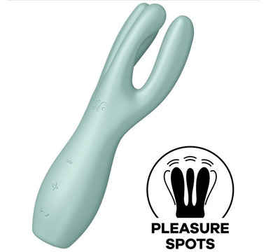 Náhled produktu Vibrační stimulátor Satisfyer Threesome 3, mint