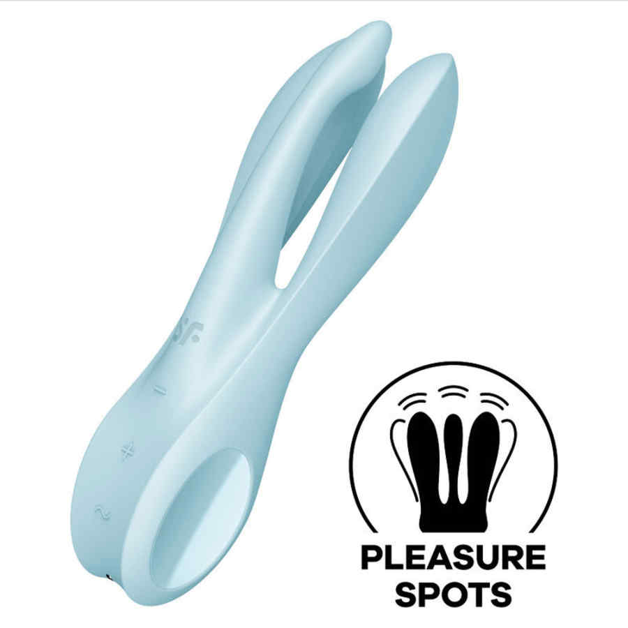 Náhled produktu Vibrační stimulátor Satisfyer Threesome 1 Threesome 1, modrá