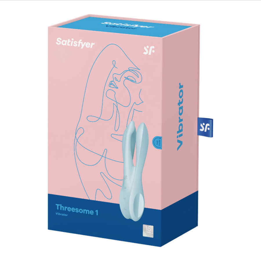 Náhled produktu Vibrační stimulátor Satisfyer Threesome 1 Threesome 1, modrá