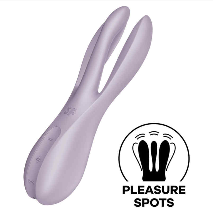 Náhled produktu Vibrační stimulátor Satisfyer Threesome 2, fialová