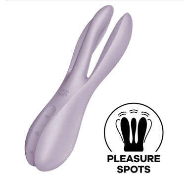 Náhled produktu Satisfyer Threesome 2 - vibrační stimulátor, fialová