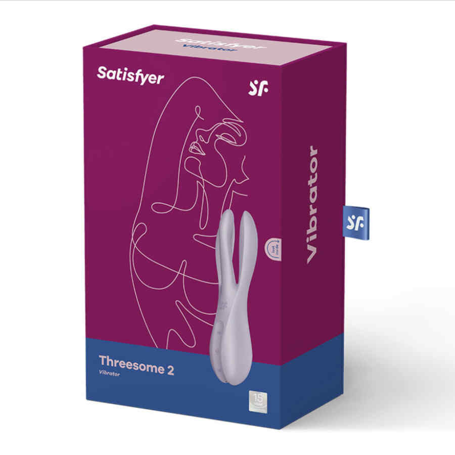 Náhled produktu Satisfyer Threesome 2 - vibrační stimulátor, fialová